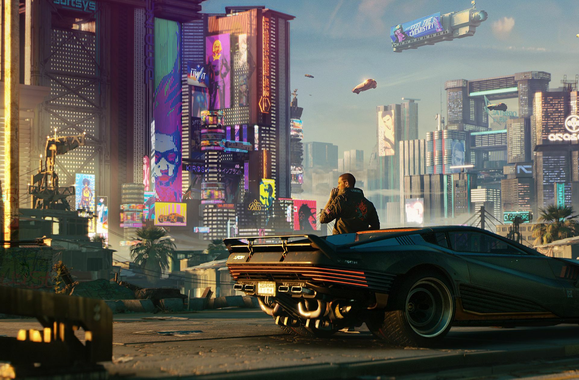 Die Spielwelt von „Cyberpunk 2077“ - gelegentliche Anleihen bei „Blade Runner“ nicht ausgeschlossen
