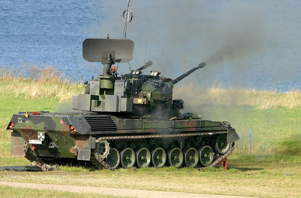 Der deutsche Gepard-Panzer wird an die Ukraine ausgeliefert.