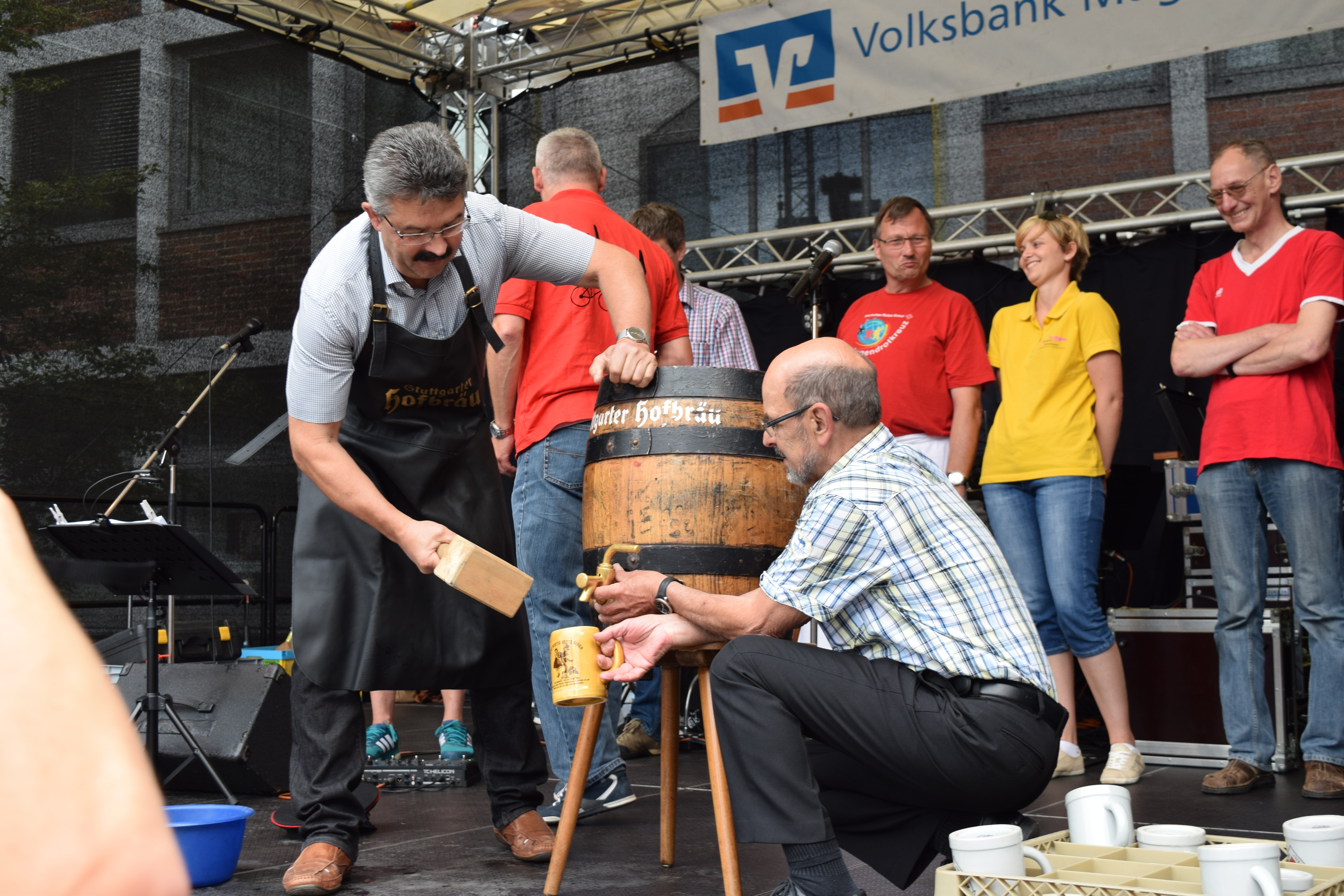 Von Freitag bis Sonntag wird beim Magstadter Fleckenfest gefeiert. Bild: z