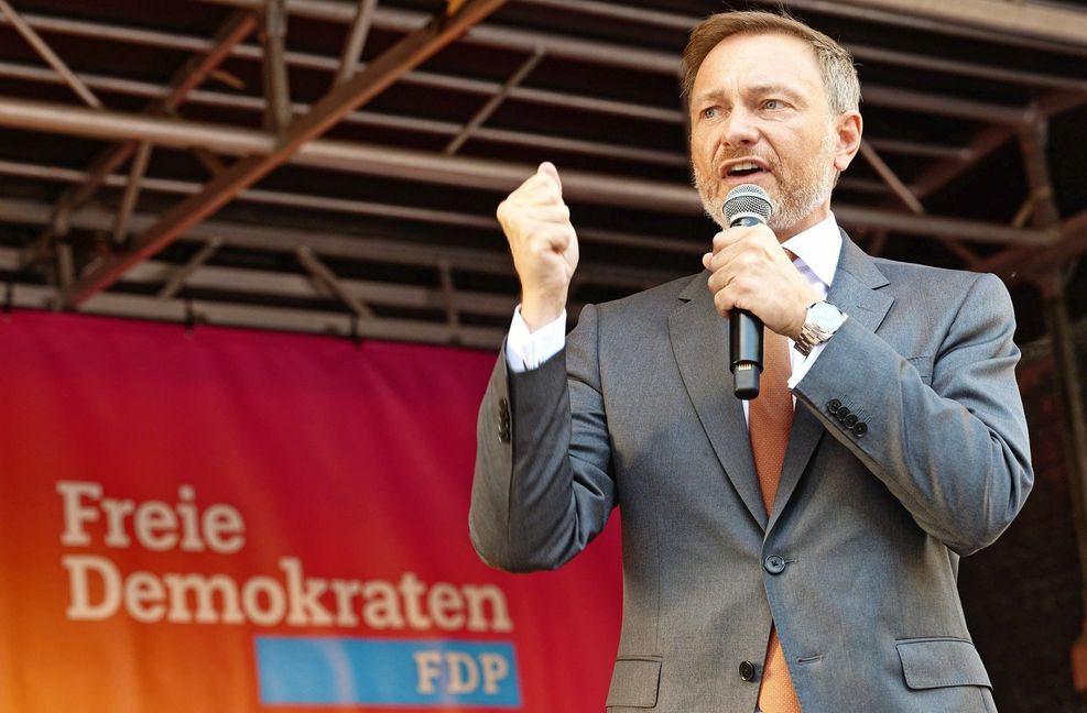 Kein Rückenwind durch FDP-Chef Lindner für die Liberalen in NRW.