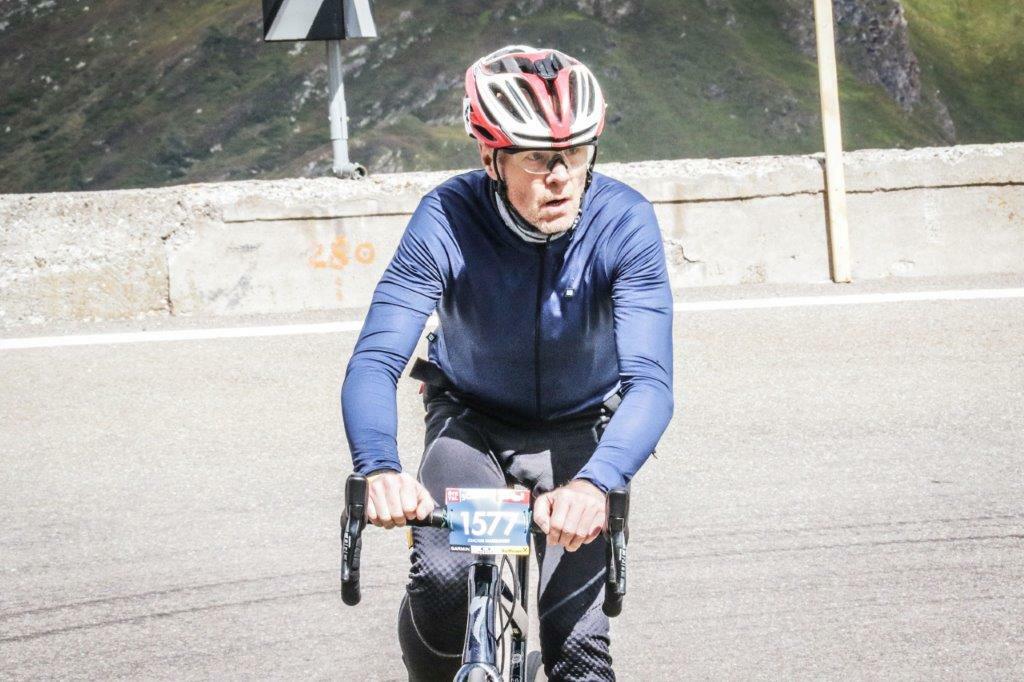 Joachim Marquardt beim Radmarathon im Tiroler Ötztal. Bild: z