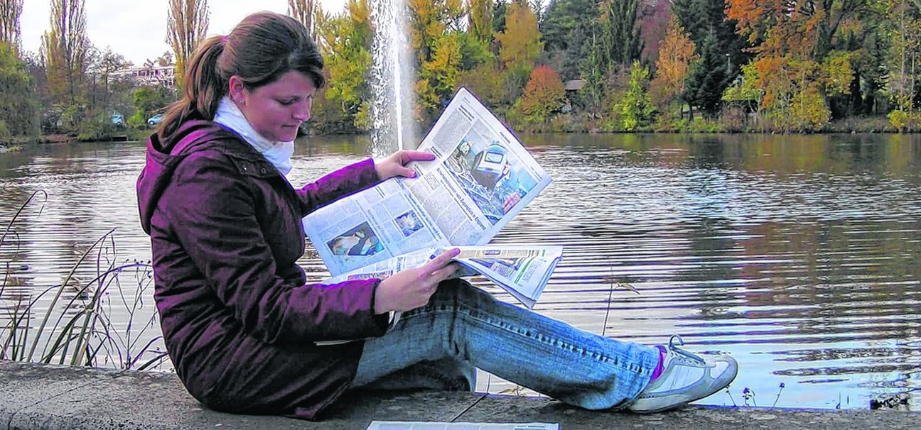 Mit einer Lesedauer von über einer Dreiviertelstunde pro Tag liegt die SZ/BZ deutlich über dem Schnitt, der in der Vergangenheit bei bundesweiten Untersuchungen über die Nutzung von Tageszeitungen genannt wurde. Grafik: Erbele