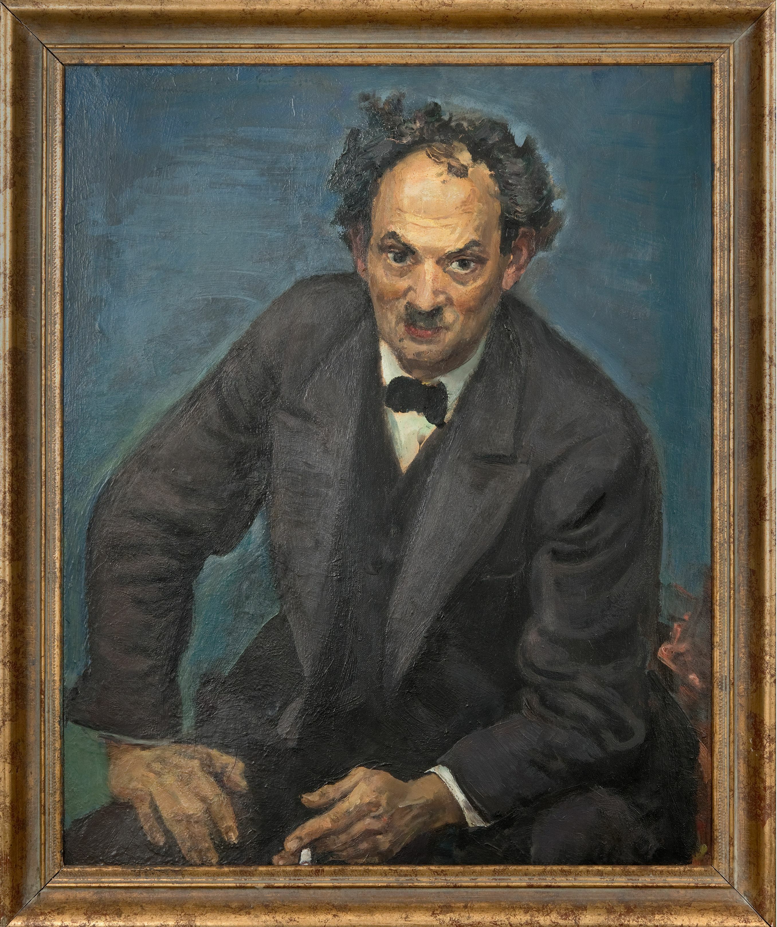 Fritz Steisslinger porträtiert seinen Malerfreund Reinhold Nägele im Jahr 1934, als er und seine Ehefrau, die Jüdin Alice
Nördlinger, bereits vom nationalsozialistischen Regime tyrannisiert werden. Bild: z