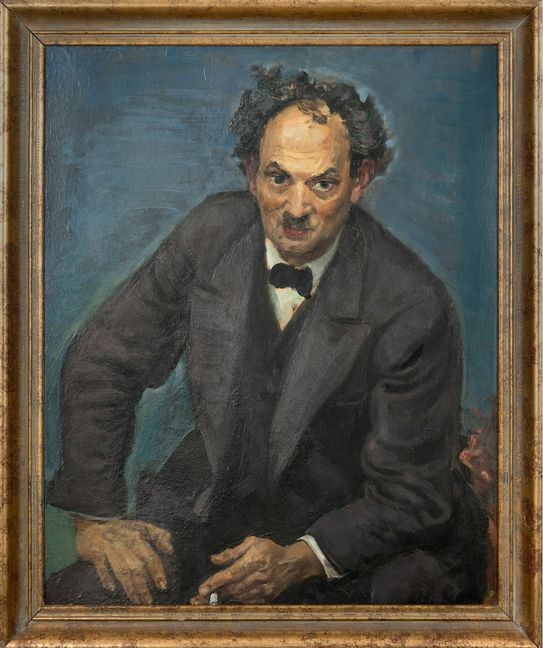 Fritz Steisslinger porträtiert seinen Malerfreund Reinhold Nägele im Jahr 1934, als er und seine Ehefrau, die Jüdin Alice
Nördlinger, bereits vom nationalsozialistischen Regime tyrannisiert werden. Bild: z