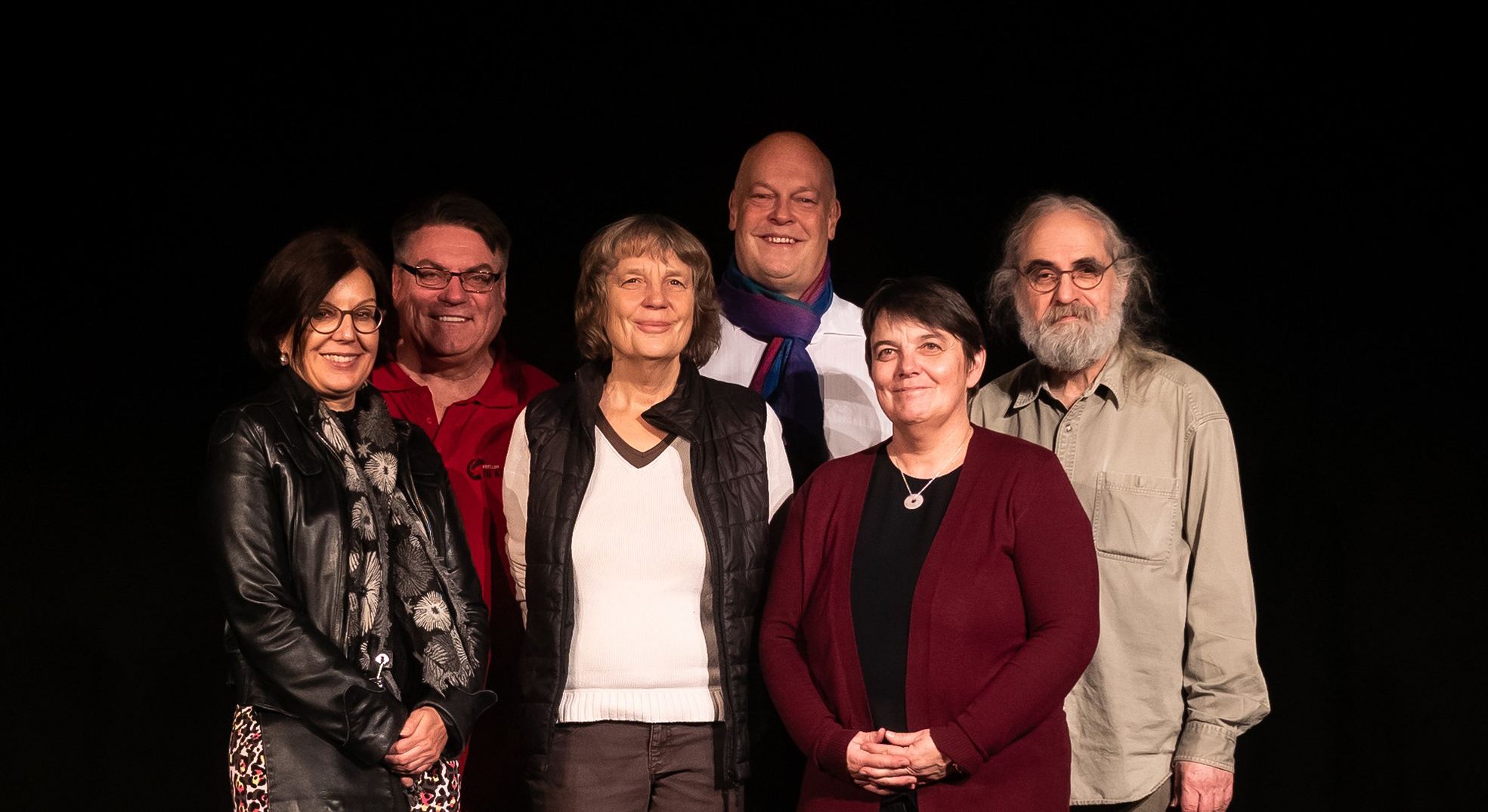 Das Vorstandsteam der IG Kultur (von links): Dora Jandeisek (Beisitzerin), Hilmar Kallweit (Stv. Vorsitzender), Dorothee Paucke (Beisitzerin), Ingo Liedtke (Vorsitzender), Birgit Yigit (Kassenführerin) und Albrecht Barth (Beisitzer).  Bild: z