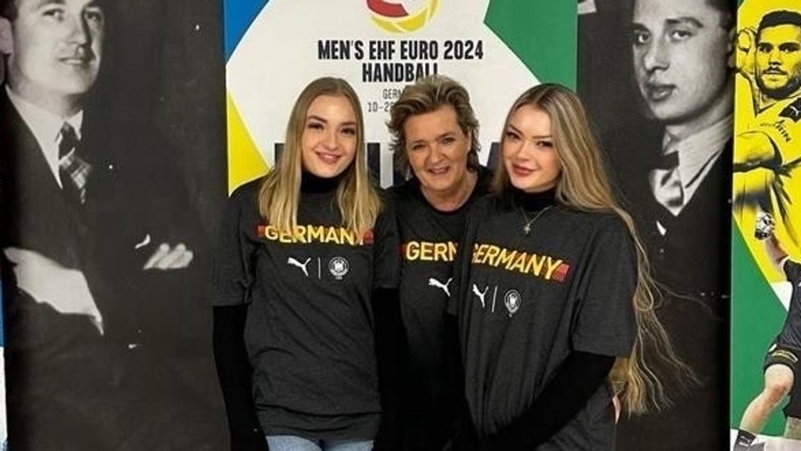 Maren Hoff (Mitte) mit ihren Töchtern Julia (links) und Hannah.