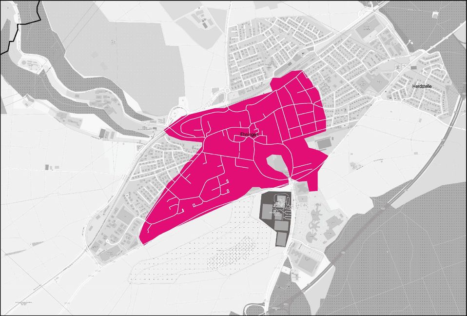 Nur im magentafarbenen Bereich in Ehningen wird die Telekom im ersten Schritt  für schnelles Internet sorgen. Bild: z