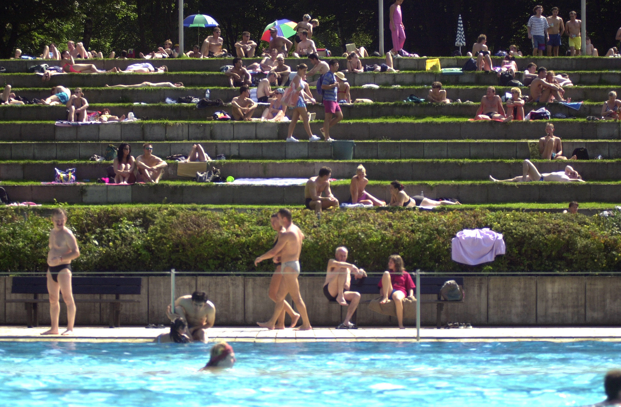 So sah es im Sindelfinger Freibad vor Corona aus. Vielleicht bald wieder? Bild: Stampe/Archiv