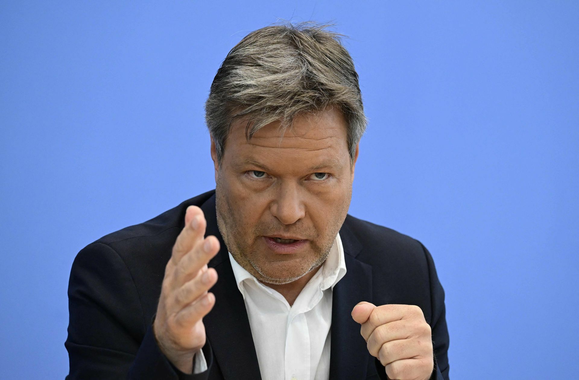 Wirtschaftsminister Robert Habeck stellte die Heizungs-Pläne am Mittwoch in Berlin vor.