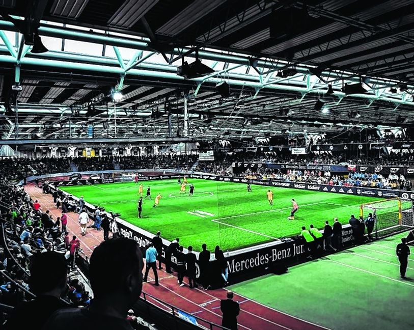 Heute rollt der Ball wieder beim Mercedes-Benz Junior Cup. Bild: z