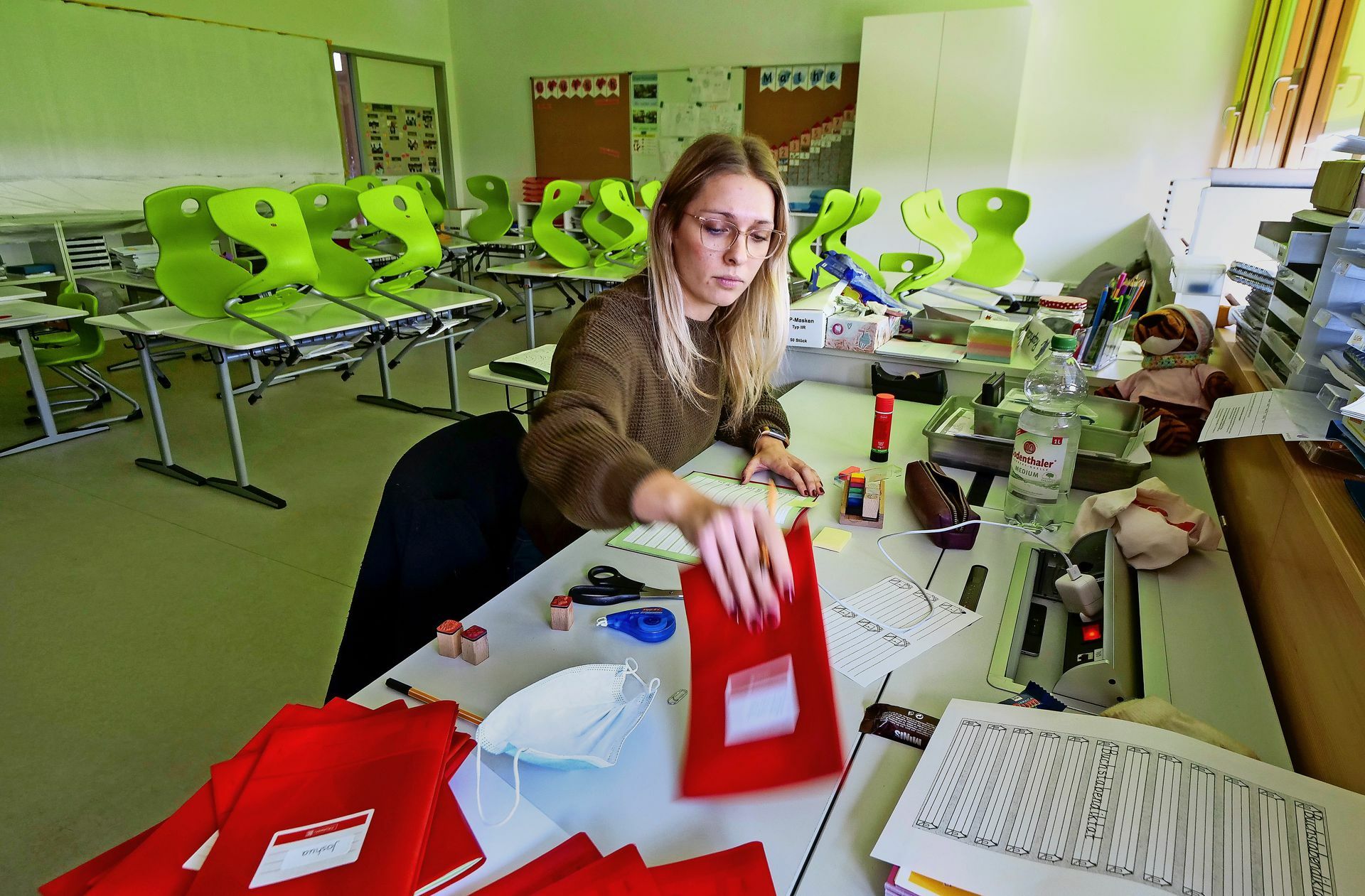 Katharina Vollert „Manche Kollegen befürchten, sie werden ins Feuer geschickt“, sagt der Grundschullehrer Johannes Knapp, der im Bildungsverband VBE engagiert ist. Foto: Simon Granville