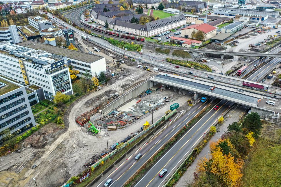 Nach Böblingen zu  kommen wird ab Sonntag für Autofahrer eine Herausforderung, wenn diese Verbindung gekappt wird. Bild: Dettenmeyer