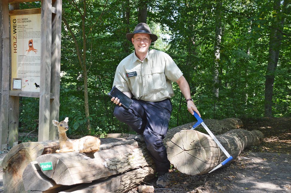 Achim Klausner in seinem Element. Bild: Mösl