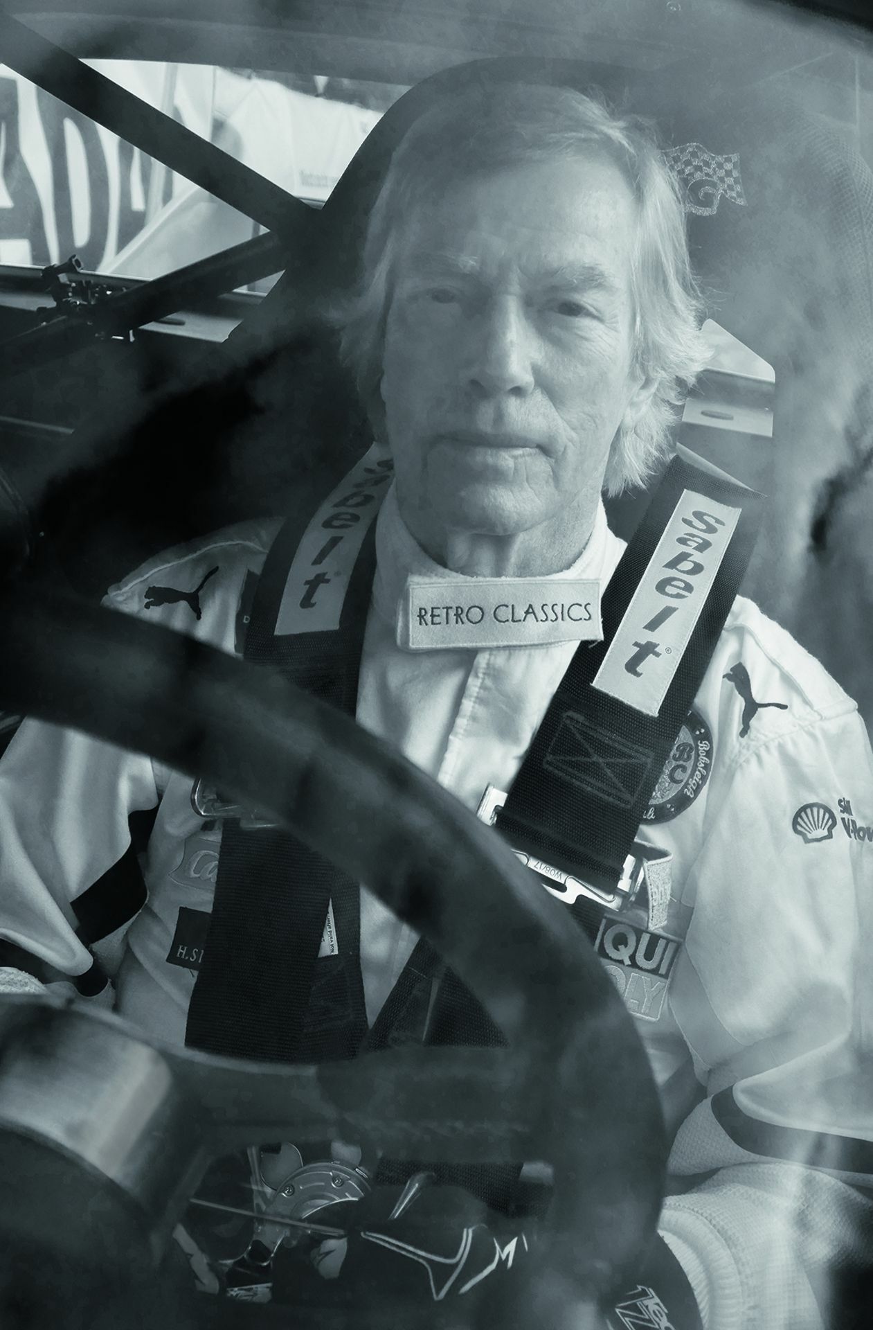 Sieht zwar aus wie Clint Eastwood, ist aber Leopold Prinz von Bayern. Als professioneller Rennfahrer fühlt er sich an der Solitude besonders wohl.
 Foto: Petra Ruehle