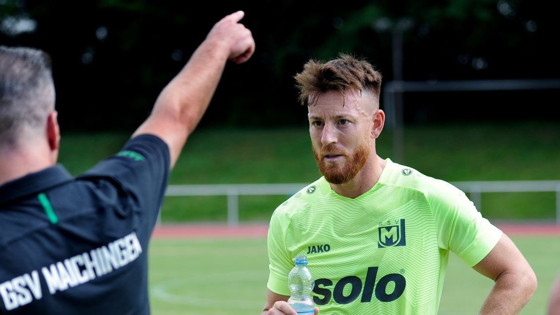 Spieler mit Hauptrolle: Michael Klauß erzielte den Siegtreffer, später verschoss er einen Elfmeter. Bild: Photostampe