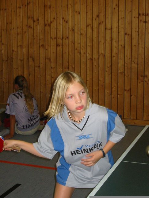 Nathalie Richter zu Anfang ihrer Tischtennis-Karriere im Trikot des TSV Grafenau. Bild: Holzapfel