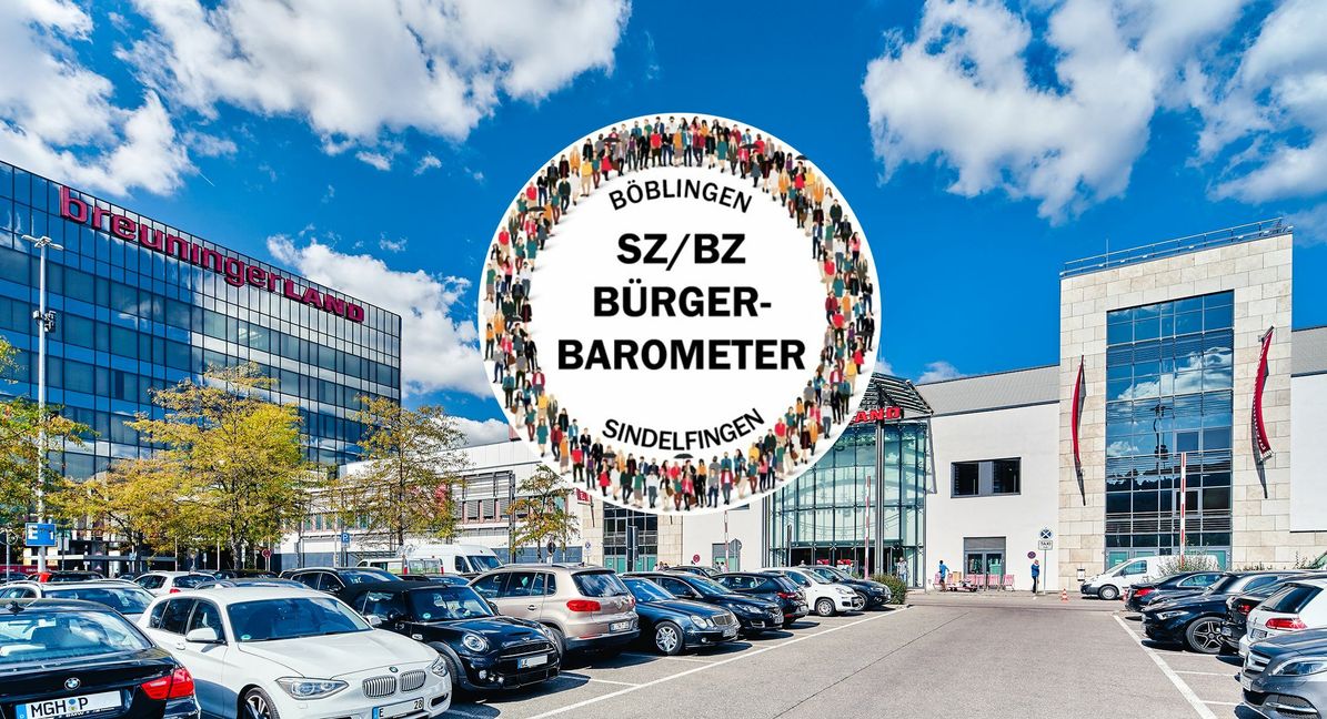 Das Breuningerland ist bei Sindelfingern und auch bei Böblingern die klare Nummer eins wenn es ums Thema Einkaufen geht. Bild: z/Grafiken: Teufel