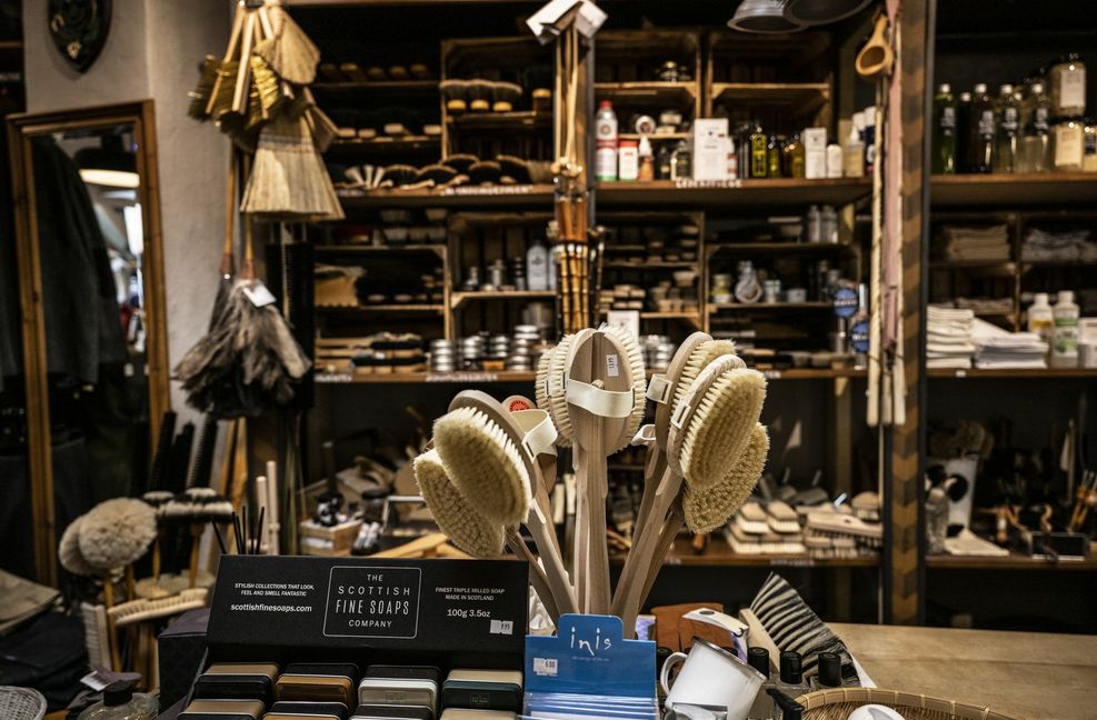 Ein kleiner Laden in der Ravensburger Altstadt mit außergewöhnlichem Sortiment