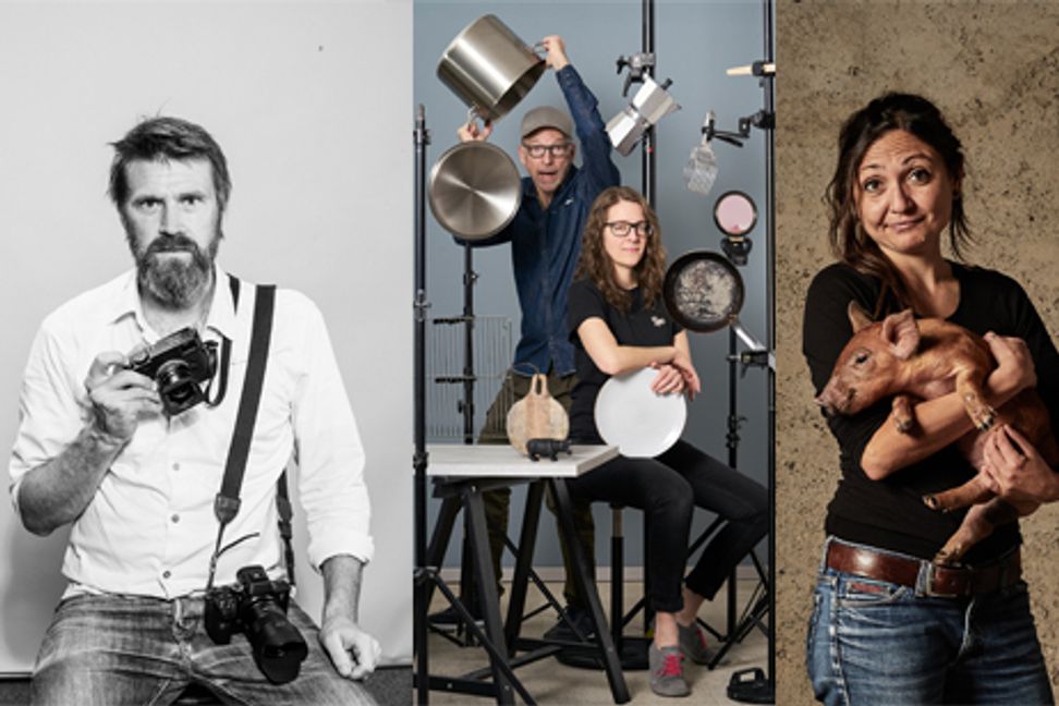 Vivi D’Angelo, Julia Hildebrand & Ingolf Hatz und Bernhard Kahrmann zeigen ihre Fotos in der Ausstellung „Fo(o)dografie“ im Deutschen Fleischermusum.  Bilder: z