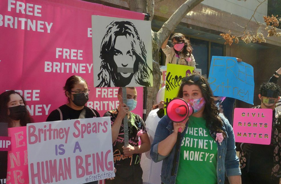 Die „Free Britney“-Bewegung ihrer Fans kämpft gegen die Vormundschaft, unter der Britney Spears steht. Foto: Imago/Jim Ruymen