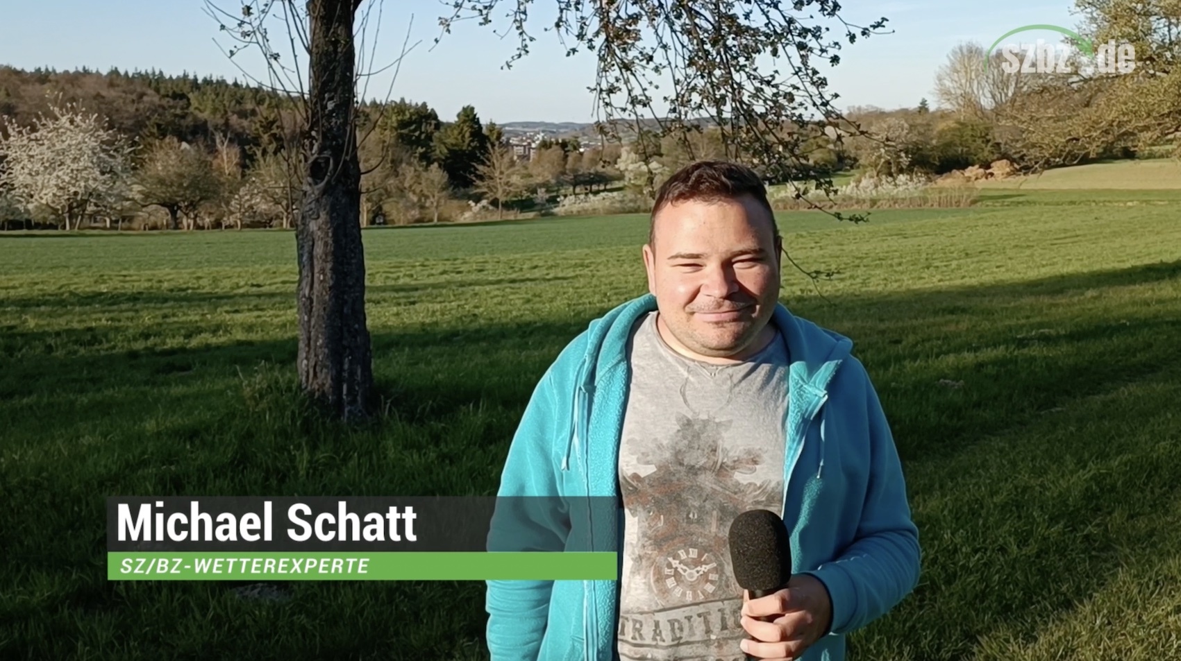 Michael Schatt blickt zuversichtlich auf das Wetter am Wochenende. Bild: z