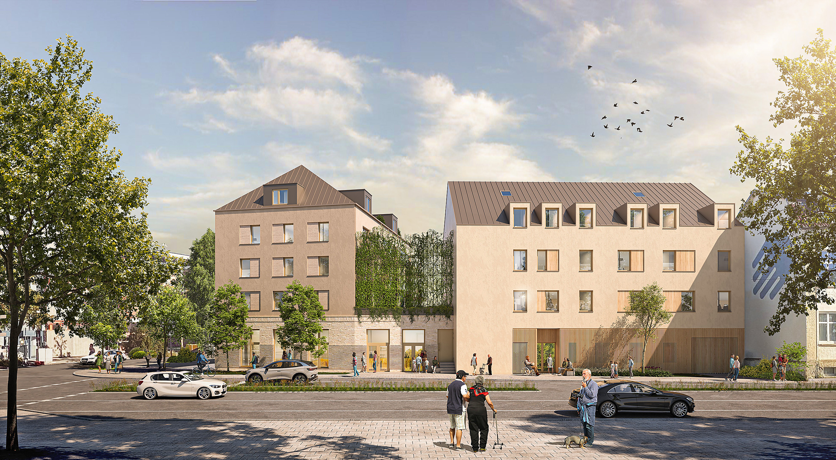 So soll das Hospiz in der Böblinger Talstraße aussehen.