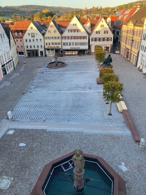 Die Umgestaltung des Weil der Städter Marktplatzes ist fertig. Bild: z