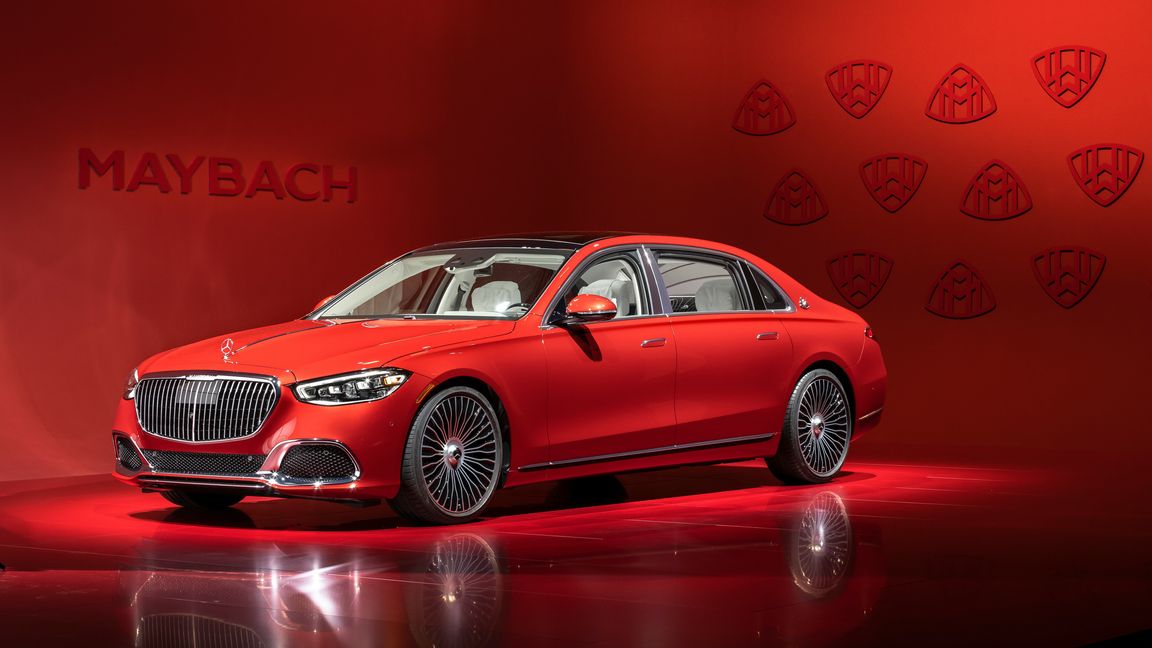 Patagonienrot bright - das ist die Farbe für diesen neuen Mercedes-Maybach.  Bild: z