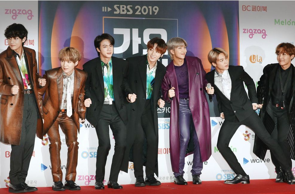 BTS ist  unter Jugendlichen weltweit  die derzeit angesagteste Band. Erst kürzlich haben die sieben jungen Männer  einen Youtube-Rekord geknackt.       Foto: dpa/privat