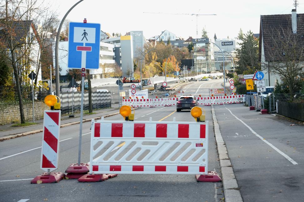 Vereinzelt kam es vor, dass Autofahrer umdrehen mussten. Bild: Dettenmeyer