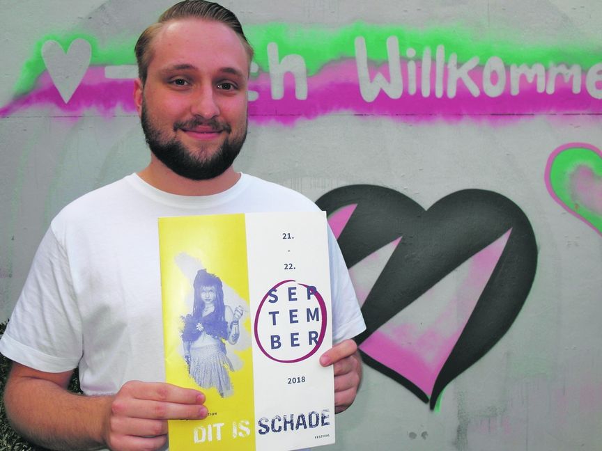 Der Maichinger Tim Vogrin gehört zum Organisationsteam, das das Independent-Festival „dit is schade!“auf die Beine stellt. Am nächsten Wochenende geht es zum fünften Mal im Sindelfinger Jugendhaus Süd über die Bühne. Bild: Staber