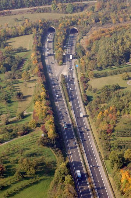 Luftbild Herrenberg / A 81 Schönbuchtunnel / Foto: Gabriel Holom