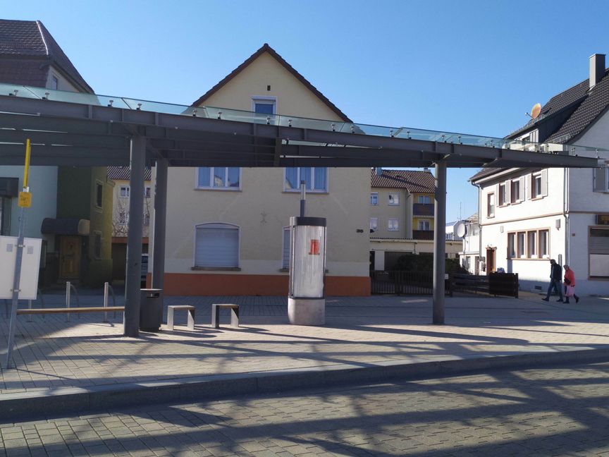 In Renningen sind neue Stadtinformationssäulen aufgestellt worden. Bild: z