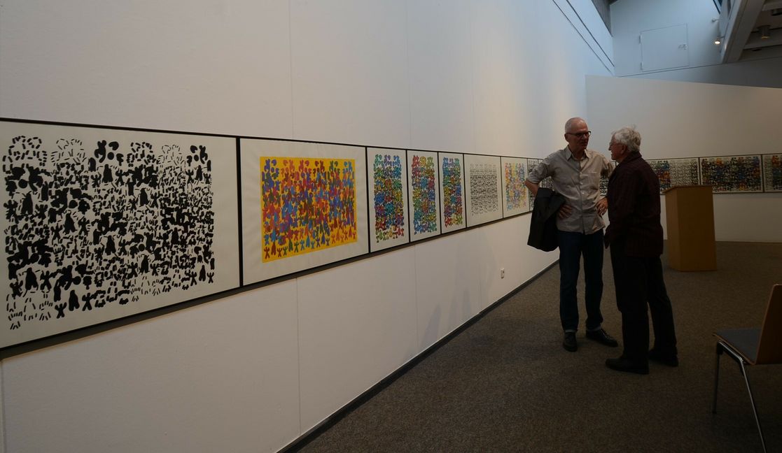 Lee Lichtelohs Kunst ist noch bis 25. Mai im Oberlichtsaal zu sehen.