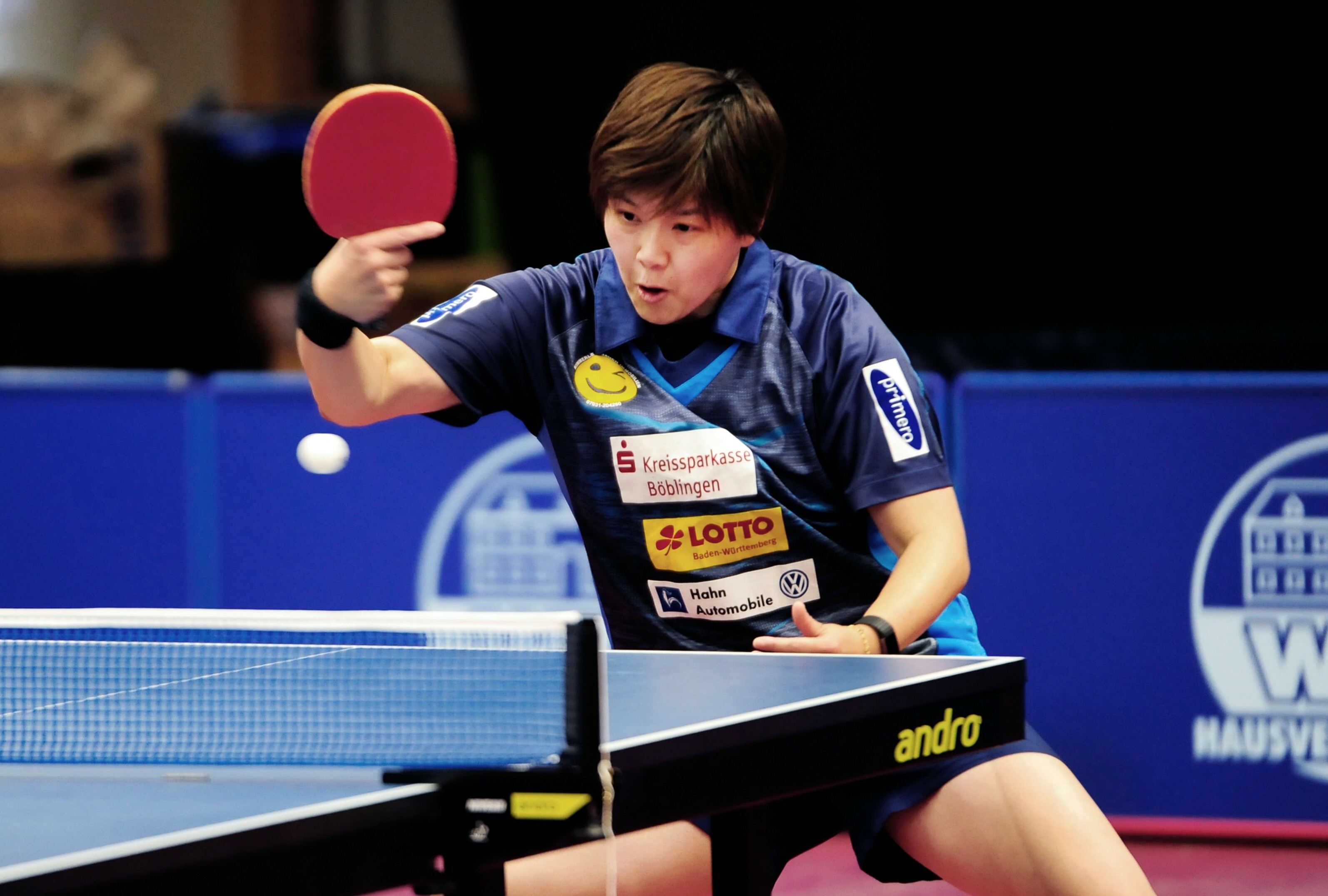 Mitsuki Yoshida und die SV Böblingen spielen erst solide, dann stark und sind schließlich gegen das Topteam aus Berlin chancenlos.      Bild: Photostampe/A