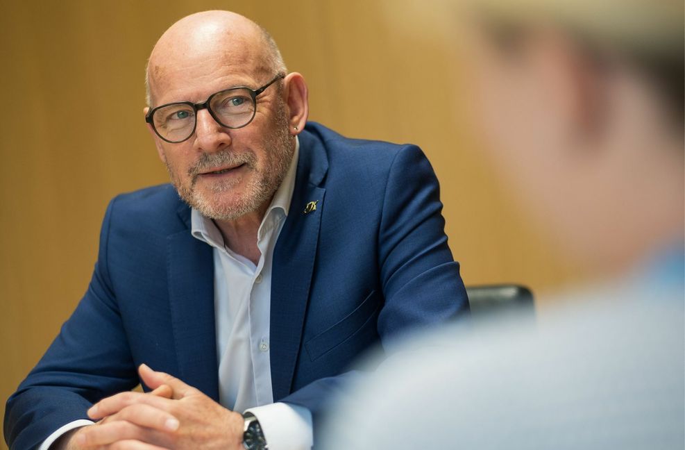 Bald 70: Der angehende Jubilar Winfried Hermann fühlt sich noch fit.