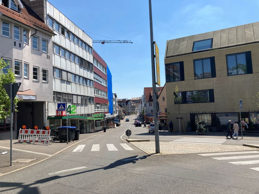 Kaum wiederzuerkennen: die Einmündung in die Klaffensteinstraße. Bild: Jung