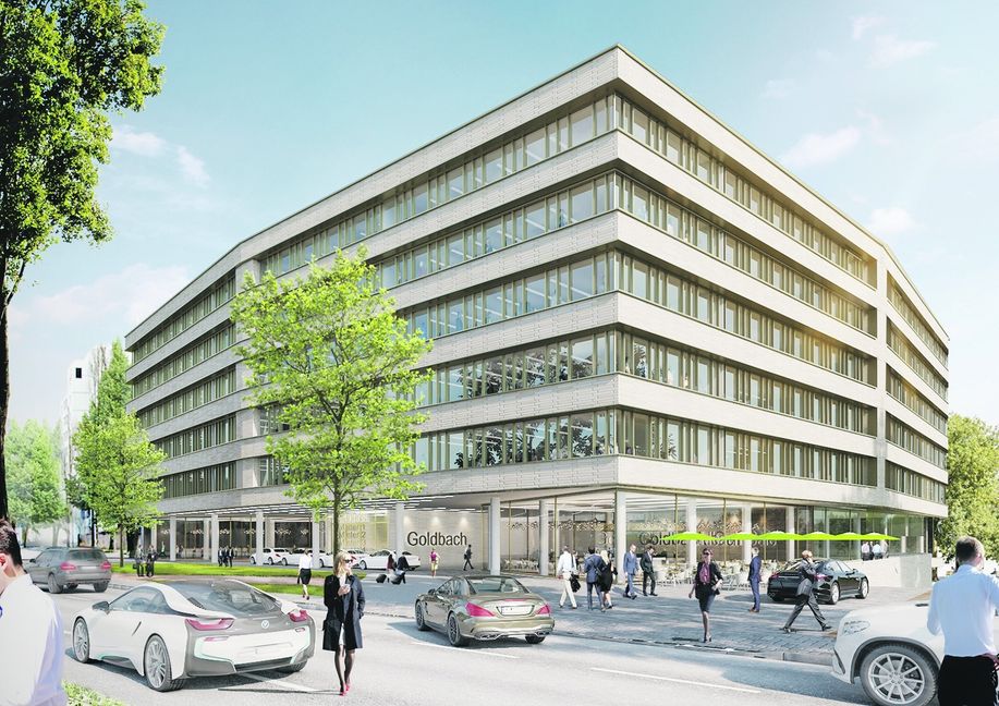 Die Eberhardhöfe in Stuttgart: Neubau hinter historischer Fassade.