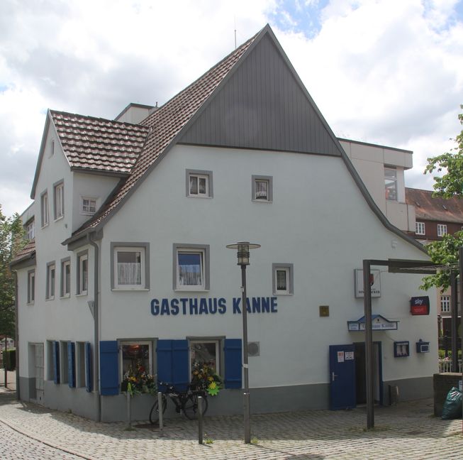 Die Kanne heute -- 150 Jahre Schanklizenz. Bild: Oberdorfer