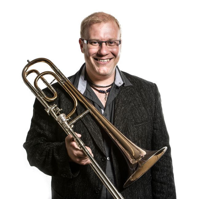 Posaunist Timo Kächele spielt am Samstag beim achten Konzert der Orgelreihe in der Sindelfinger Martinskirche. Bild: z