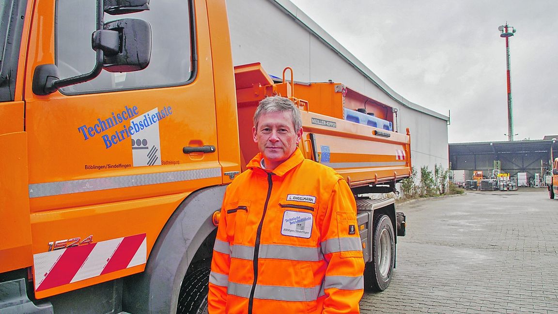 Lars Engelmann, Geschäftsführer Technische Betriebsdienste Böblingen/Sindelfingen.