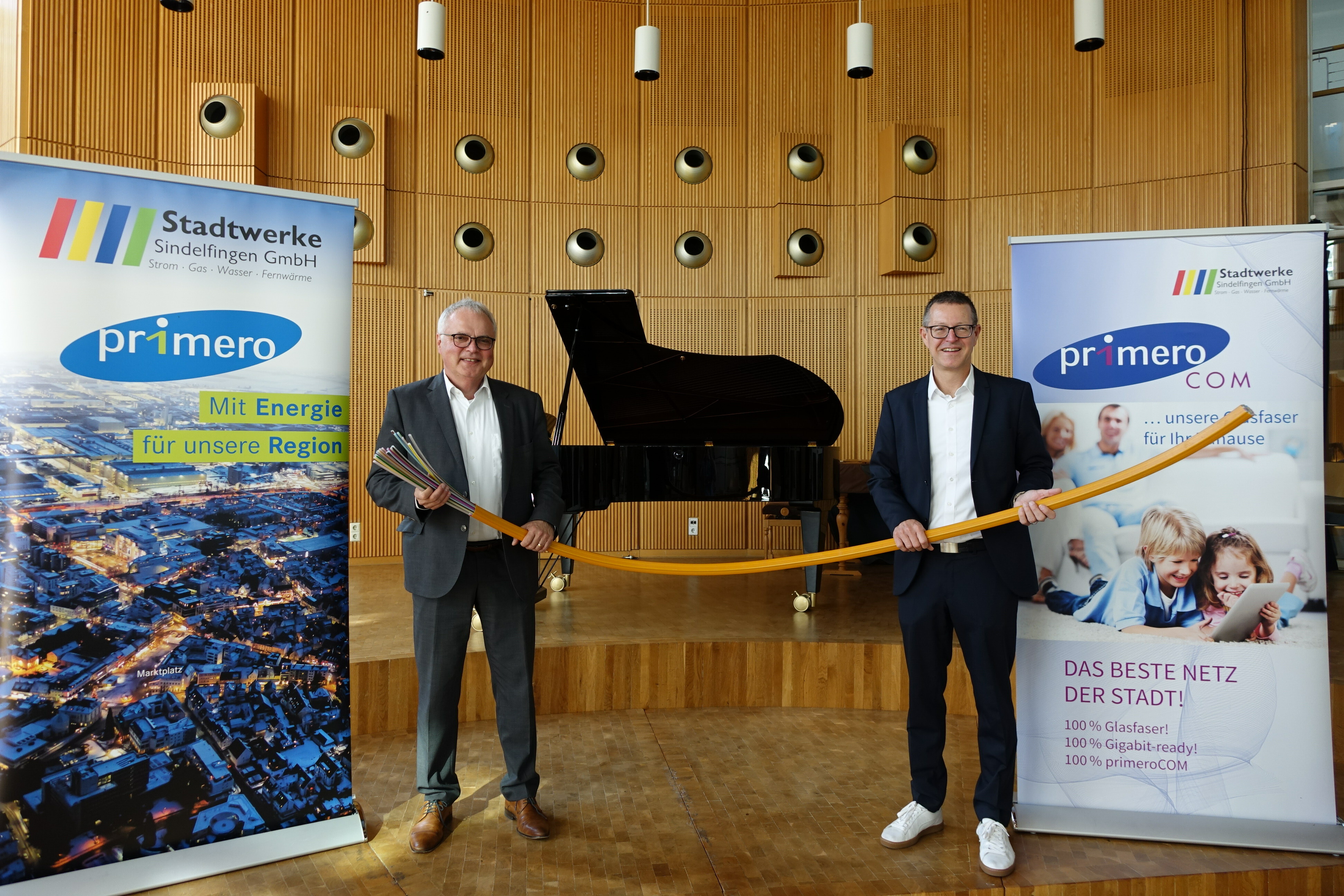 Dr. Karl Peter Hoffmann und Markus Nau