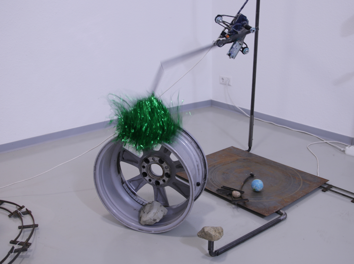Eine der Installationen der koreanischen Künstlerin Hyunjeong Ko, die es beim Böblinger Kunstverein zu sehen ist. Bild: z
