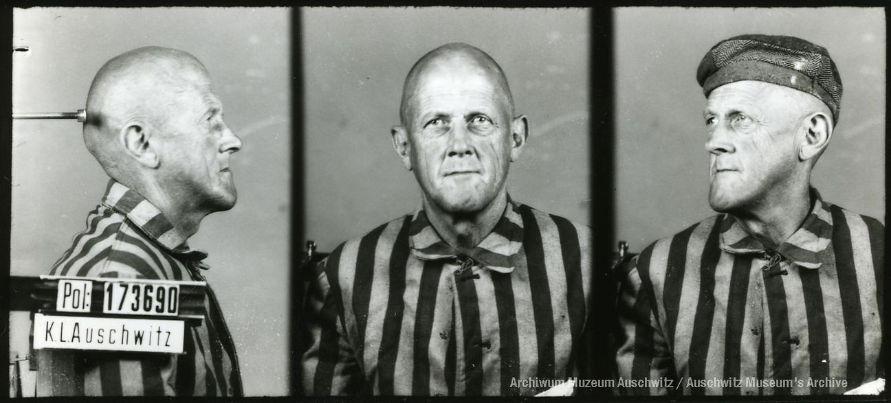 Alois Roth, der Protagonist in "Waggon vierter Klasse", im KZ Auschwitz. Bild: z