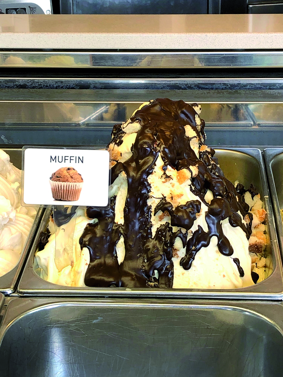 In der Sindelfinger Eisdiele Mr. Eis gibt es Muffineis.