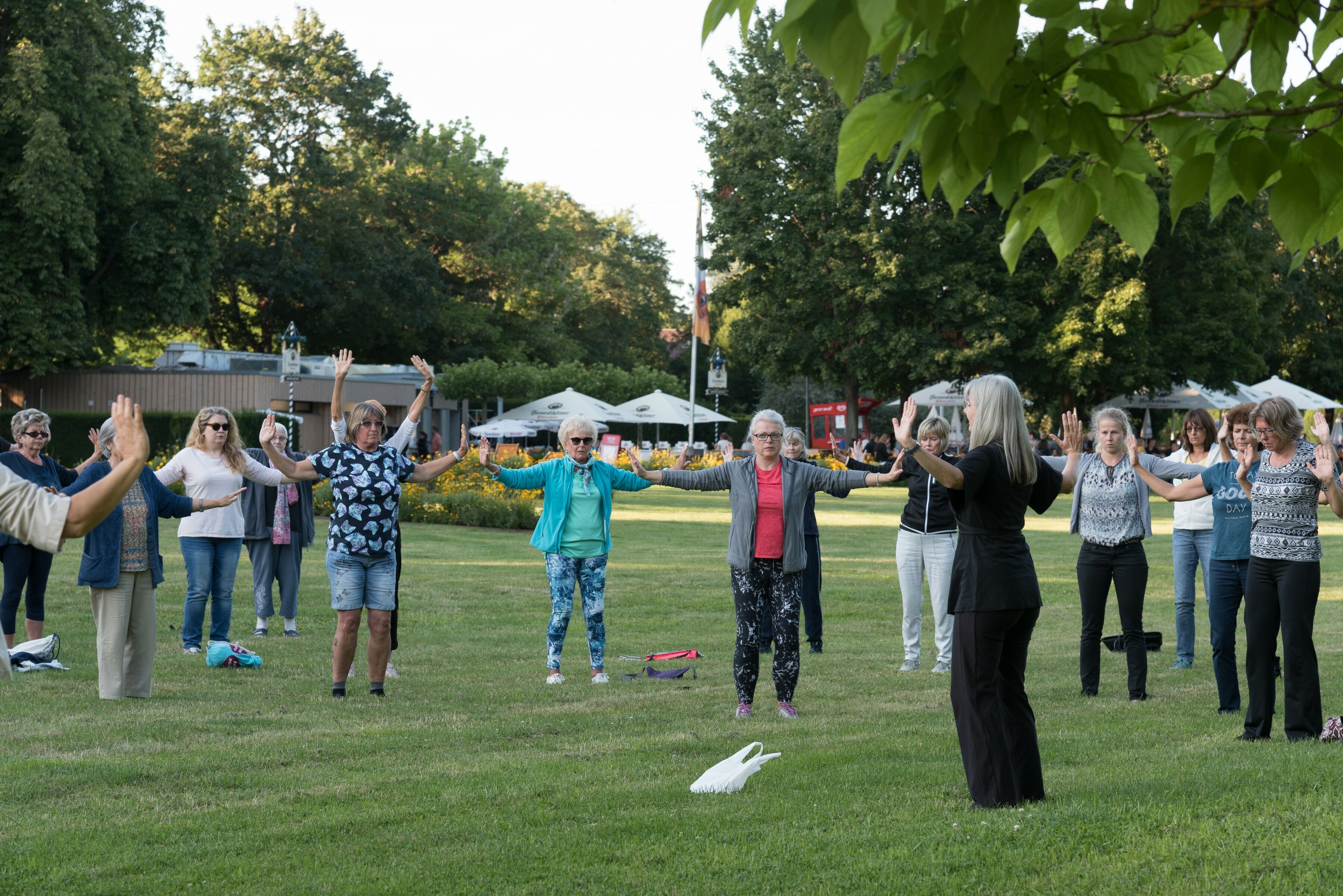 Qigong im Park