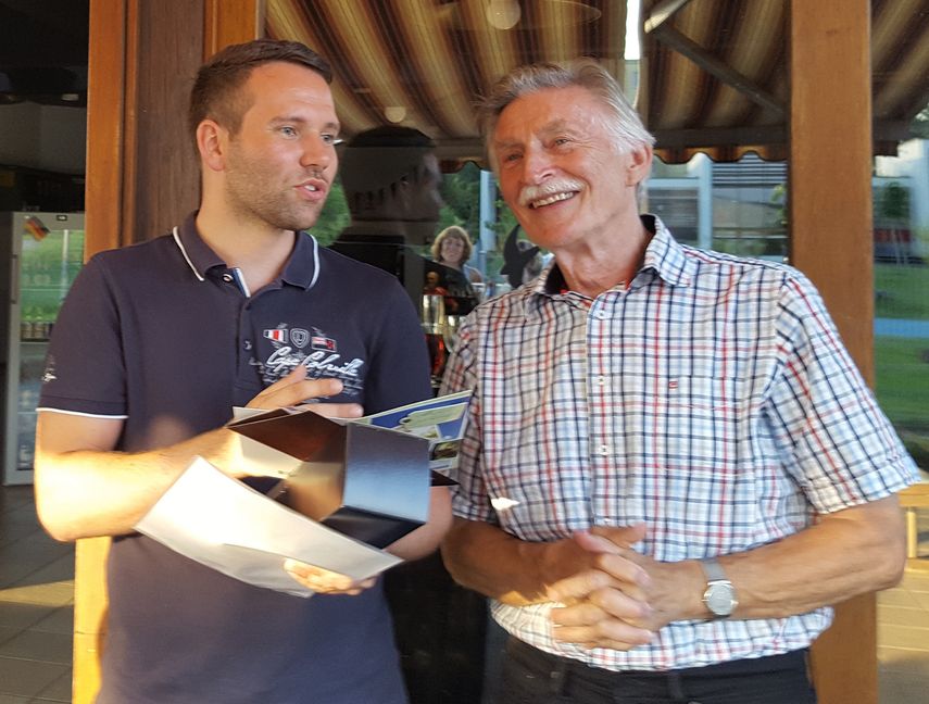 Carsten Nestele (links) und Jürgen Eckert.Bild: Oberdorfer