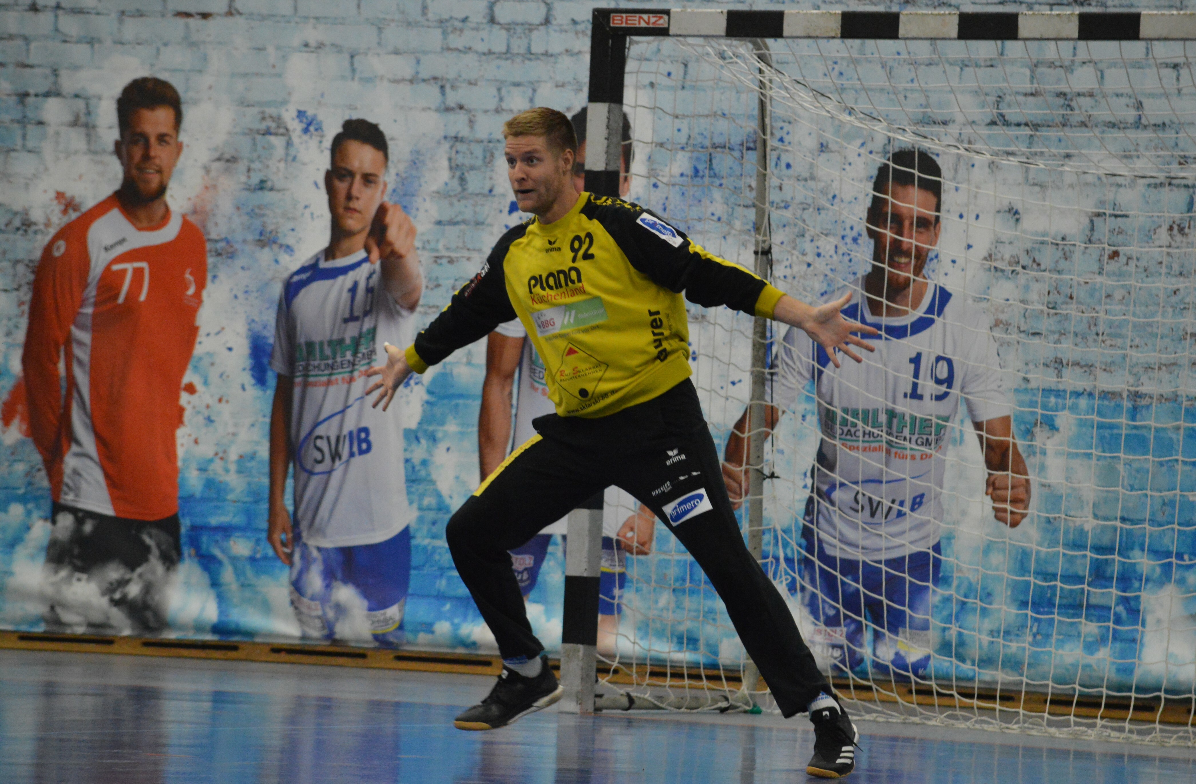 Torhüter Kevin Gsell war mit seinen Paraden maßgeblich am 36:30-Sieg der HSG Böblingen/Sindelfingen bei der Handballregion Bottwar SG beteiligt. Bild: Zvizdiç