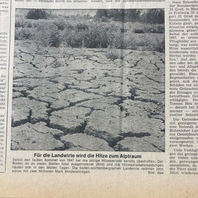 Das Geiseldrama von Entebbe, die Auswirkungen der Trockenheit auf die Landwirtschaft und die Verbraucherpreise und nicht zuletzt die Olympischen Spiele in Montreal bestimmten im Juli 1976 die Schlagzeilen.