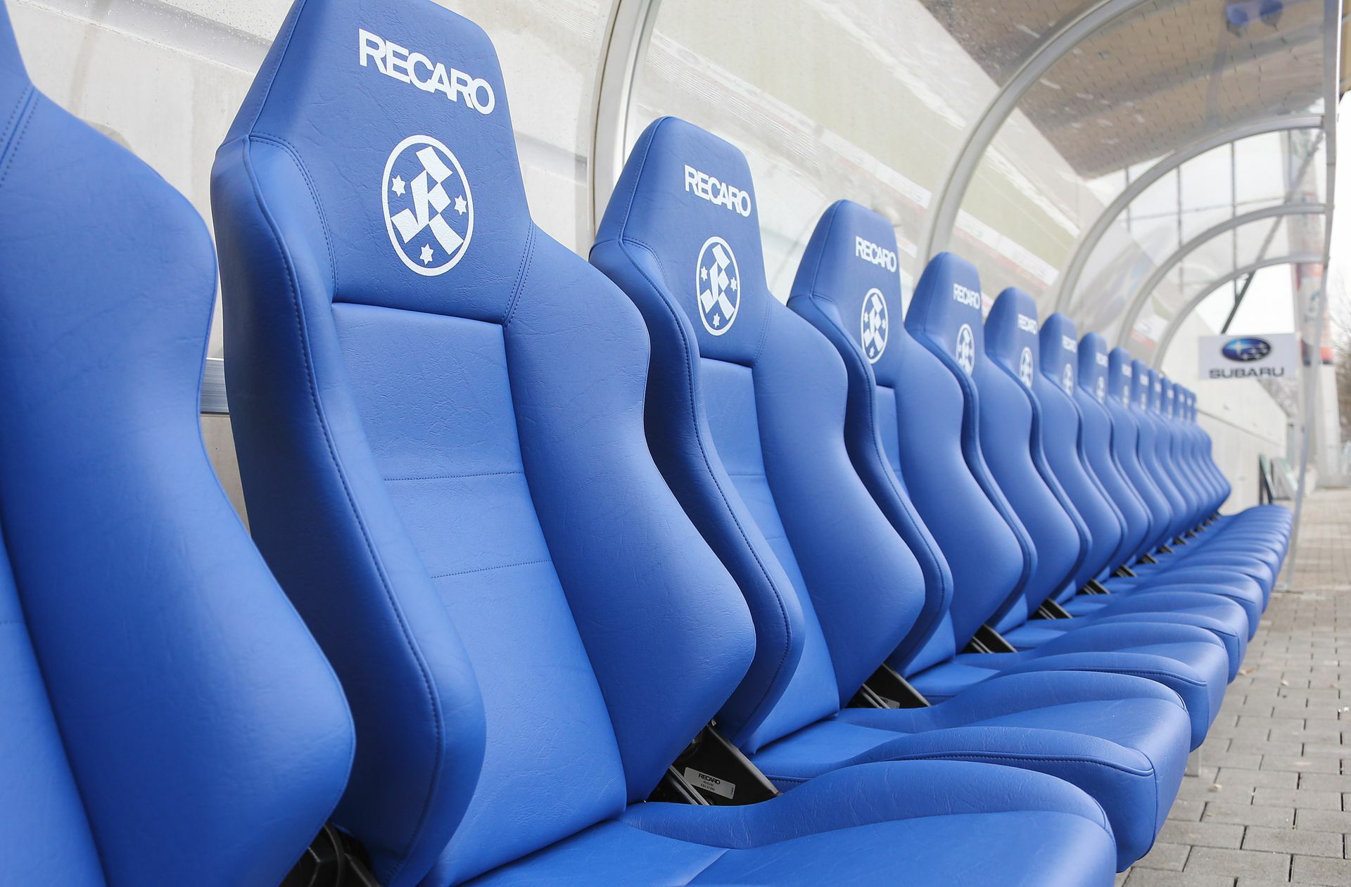 Auch die Stuttgarter Kickers sitzen auf Recaro.